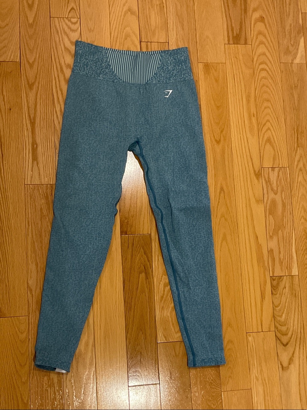 Gymshark Teal-blue High-Rise Seamless Leggings women size M